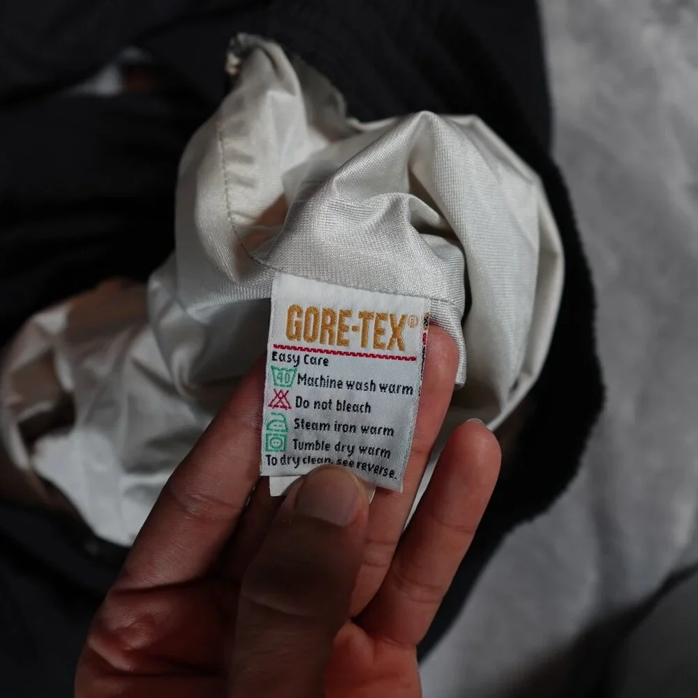 Vintage Zero Restriction Gore Tex Pullover Mens Large Golf Outdoors Black - Picture 10 of 15